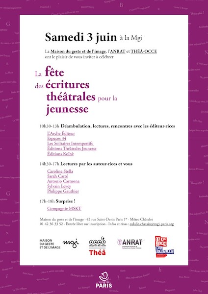 OCCE-Théâ, MGI, ANRAT